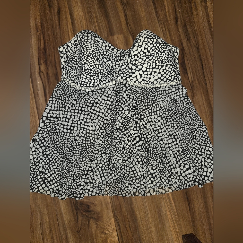 Black and White Polka Dot Dress
